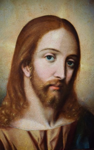 Tableaux et dessins Tableaux XVIe siècle - Christ "Salvator Mundi" - Ecole Lombarde XVIe siècle